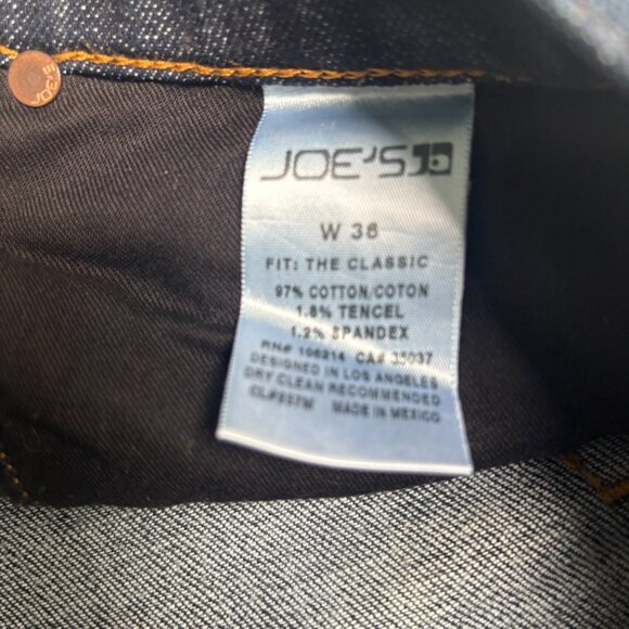 Joe's Jeans The Classic Straight Fit Jeans Dark Wash Fraiser 36x30 - Picture 5 of 7